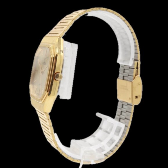 Vintage Elgin FC 180 Octagonal Date Ladies Quartz Wristwatch Japan Gold Tone - Picture 3 of 5